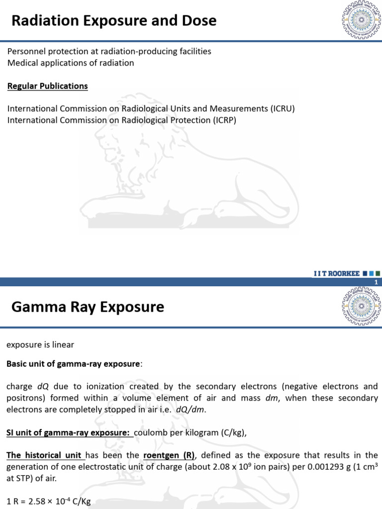 Radiation Exposure and Dose | PDF