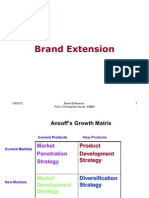 Brand Extensions