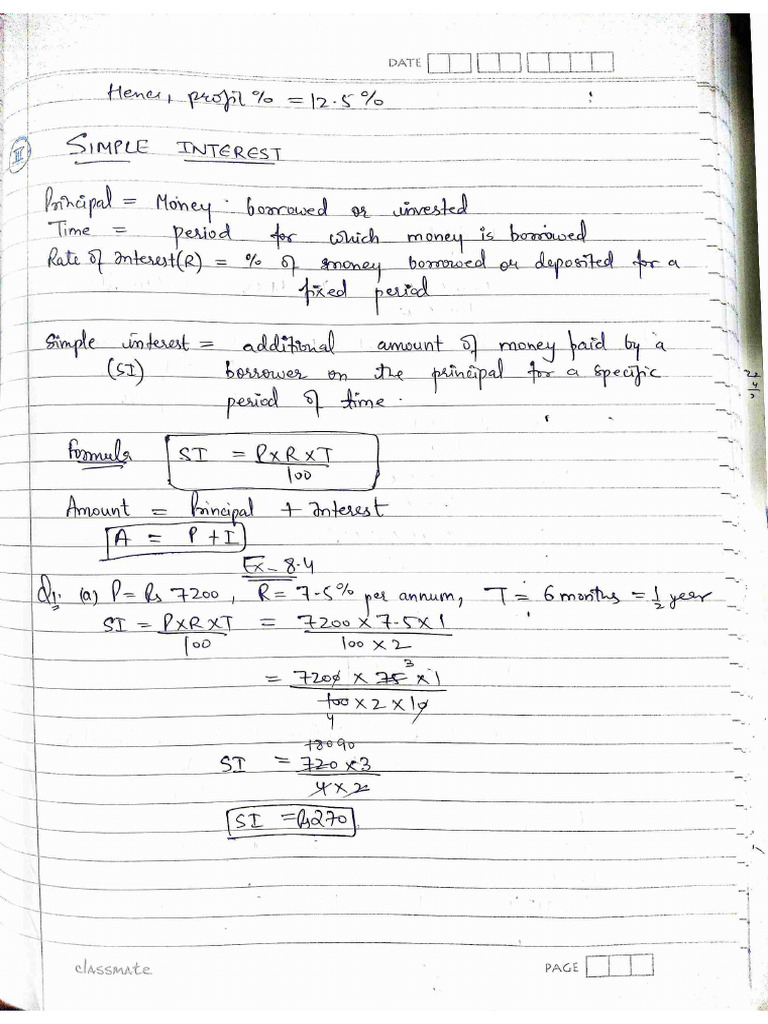 Commercial Mathematics (Part 3) | PDF