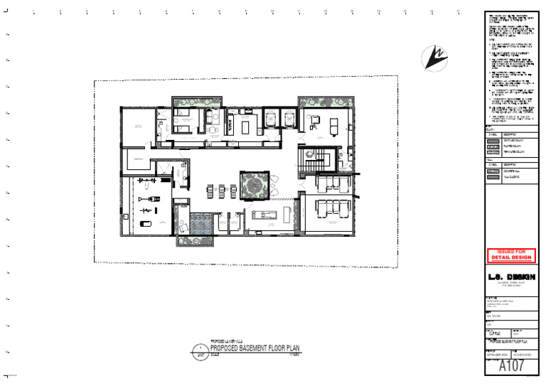 Proposed Basement Floor Plan | PDF | Basement | Buildings And Structures