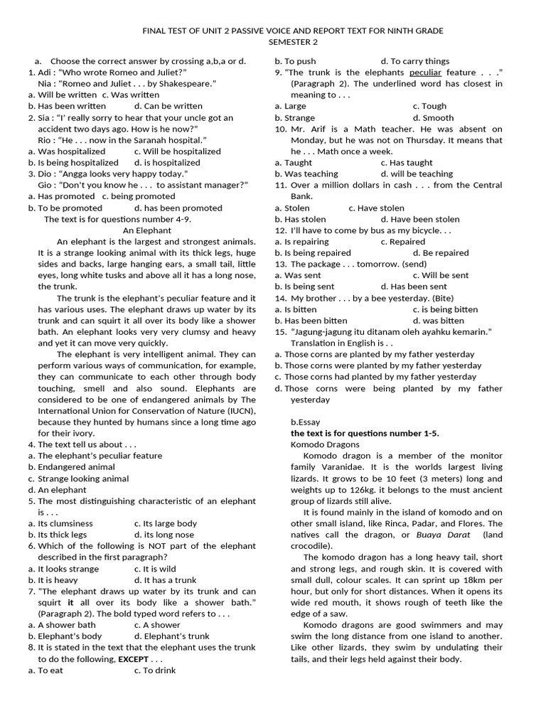 Final Test Bab 2 Smt2 Pdf