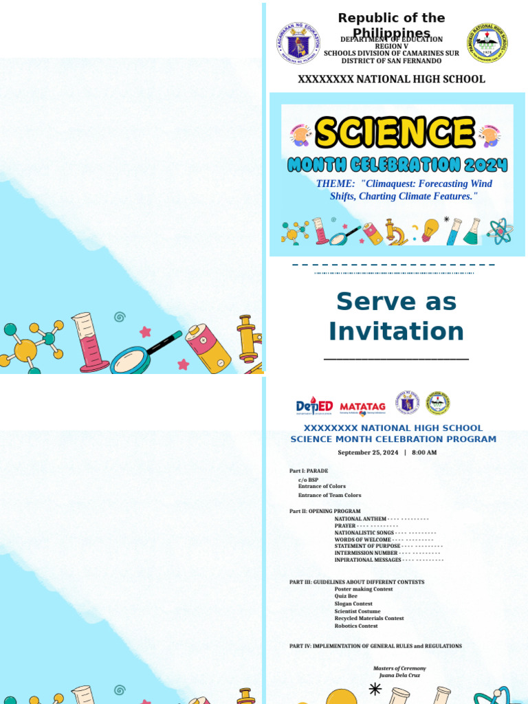 Sample Program Invitations | PDF