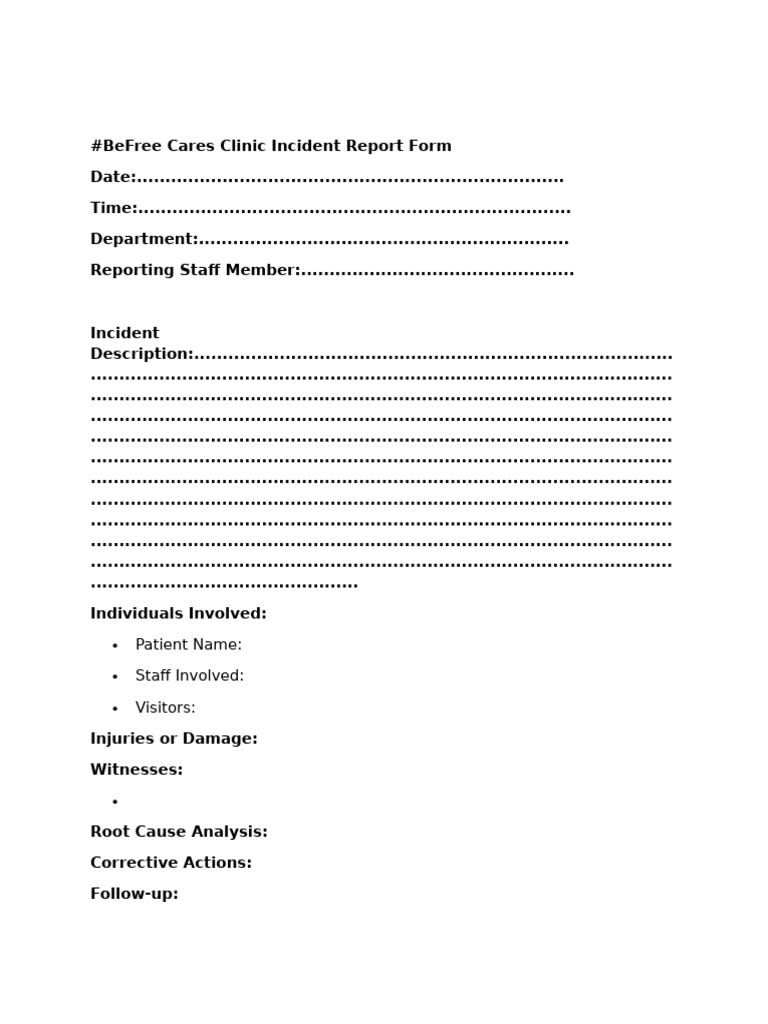 Standard Operating Procedure Clinical Receptionist | PDF