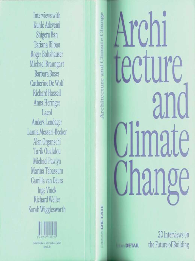 Architecture and Climate Change Book | PDF