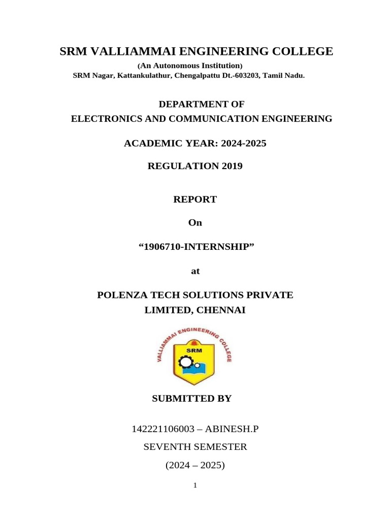 INTERNSHIP | PDF
