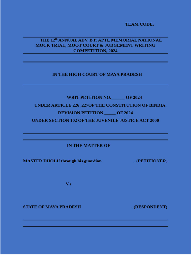 Memo For Prosecution-2 | PDF