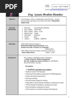 Bio-Medical Engineer C.V