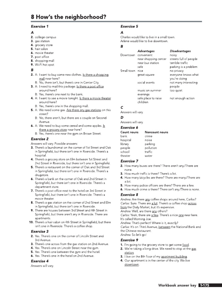 Key HW Unit 8 | PDF