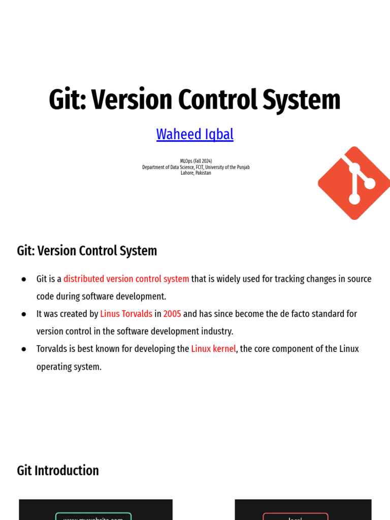 Week 3_ GIT Version Control System | PDF