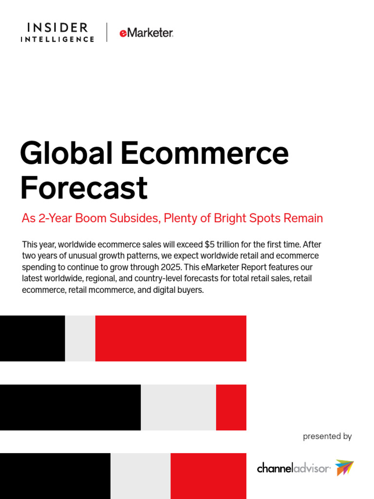 Emarketer Global Ecommerce Forecast Report - Globális | PDF