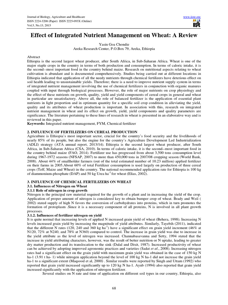 Inm Wheat 4 | PDF