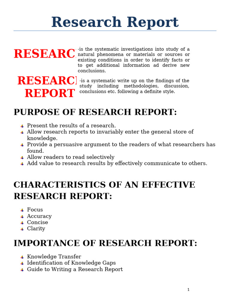 Research Report | PDF
