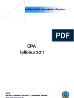Cpa Syllabus 2011