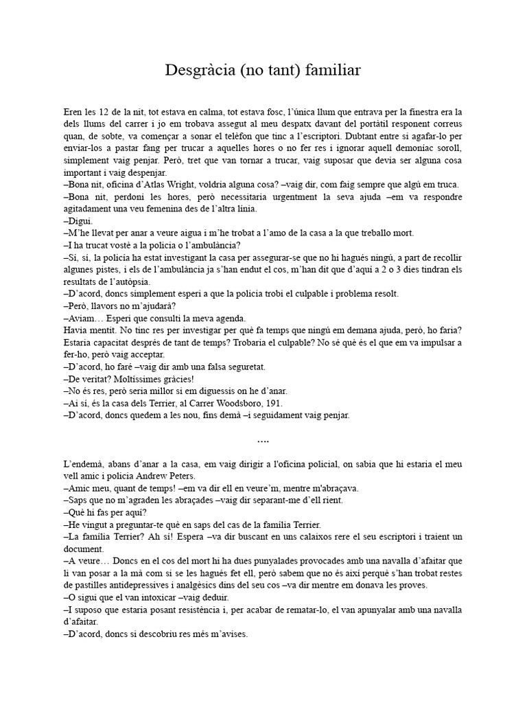 Relat Detectivesc | PDF