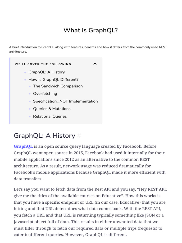 A Practical Guide To GraphQL - From The Client Perspective - Learn ...