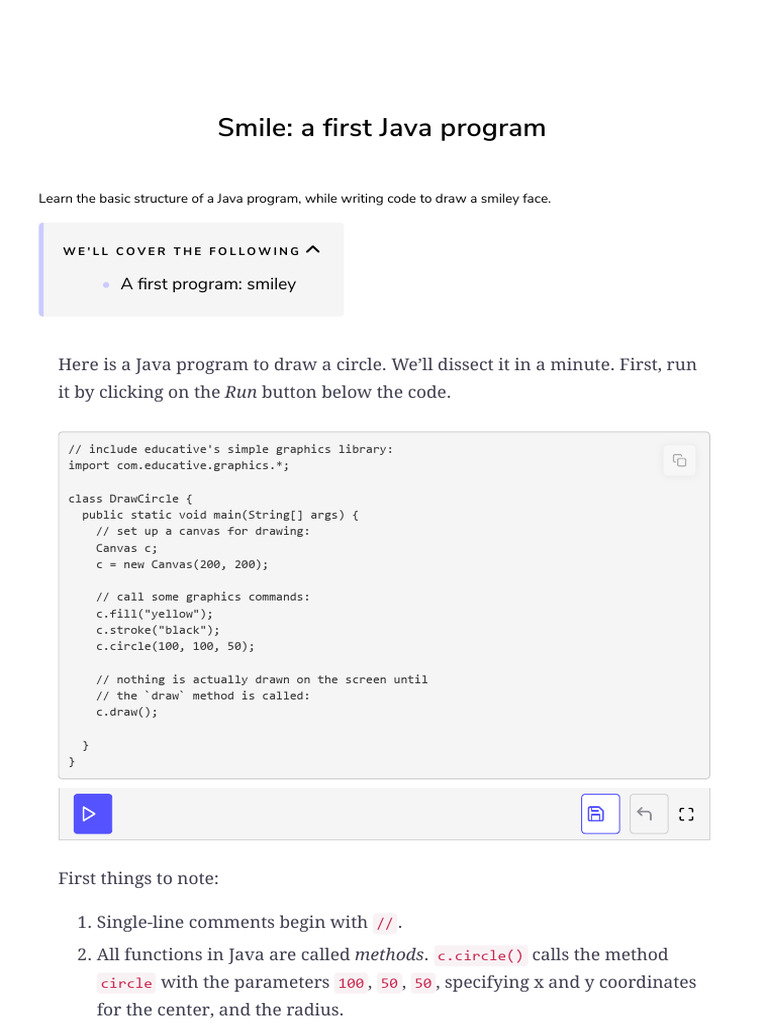 The Complete Java Crash Course - Learn Interactively | PDF