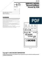 Boss CH-1T Service Notes