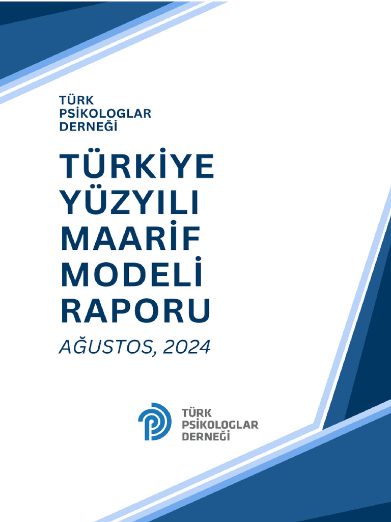 Turkiye Yuzyili Maarif Modeli Raporu 01 08 2024 041ch | PDF
