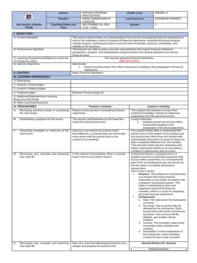 Dlp-W1-Journal Entry | PDF