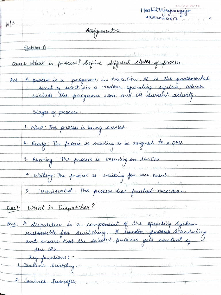 Harshit OS 2 | PDF