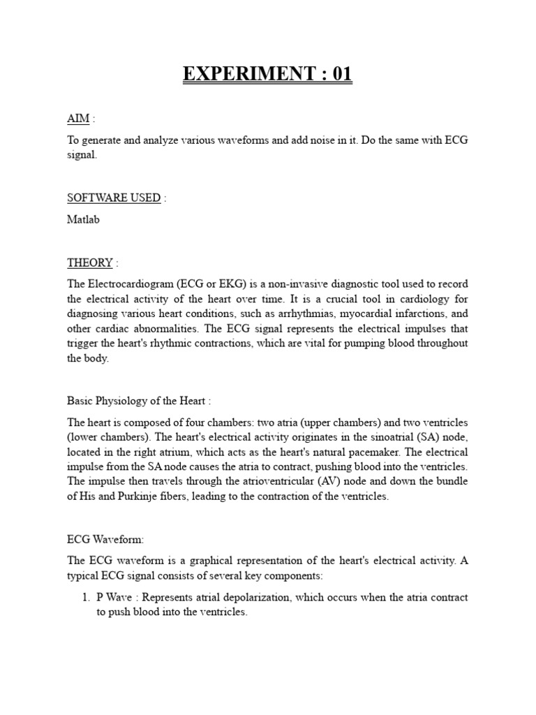 Experiment 01 | PDF
