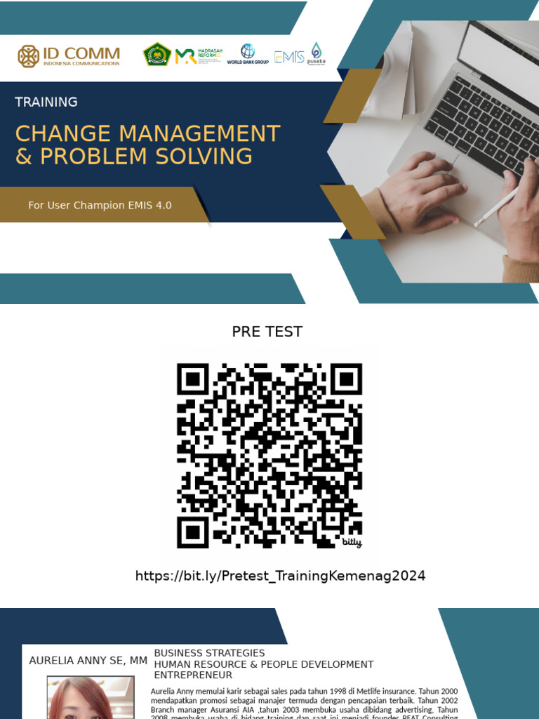 Materi Change Management & Problem Solving - Kemenag 2024 | PDF