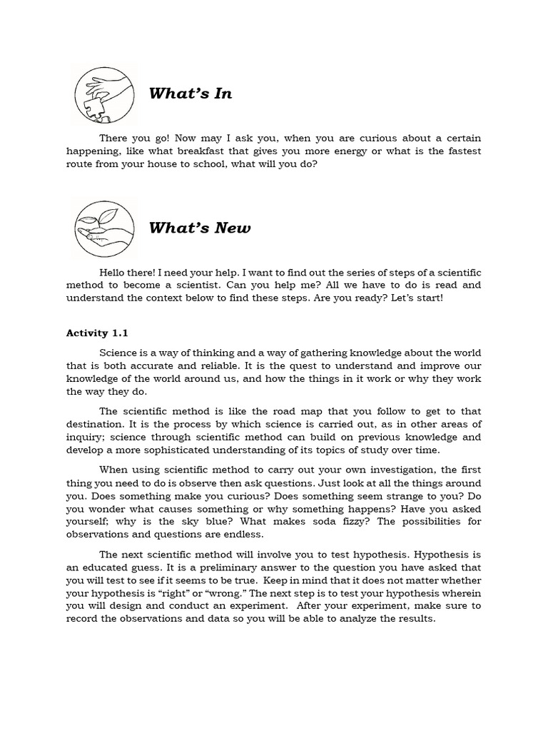 Science 7 Quarter 1 Week 5 | PDF