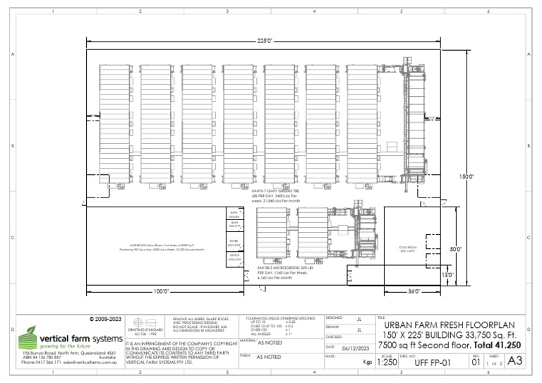 Urban Farm Floorplan Overview | PDF | Intellectual Property Law ...