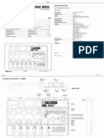 Boss ME-X Service Notes