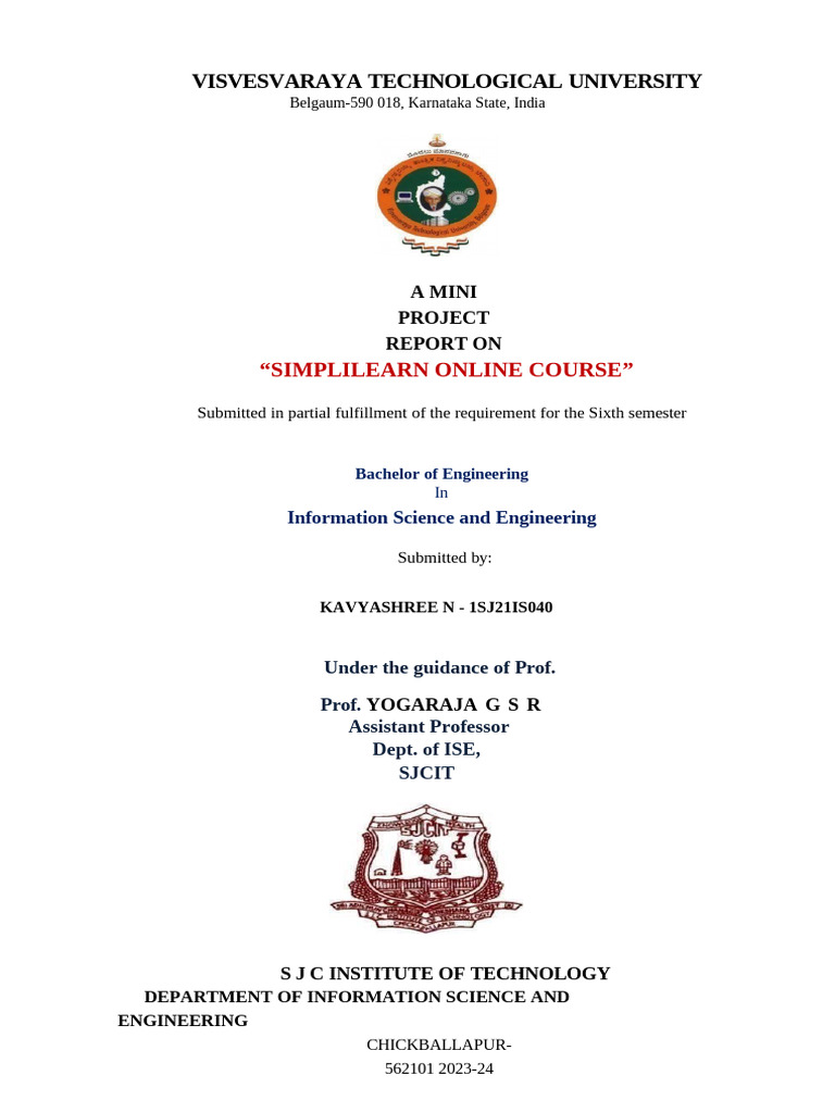 Simplilearn Project | PDF