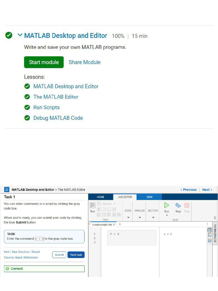 MATLAB Desktop and Editor | PDF