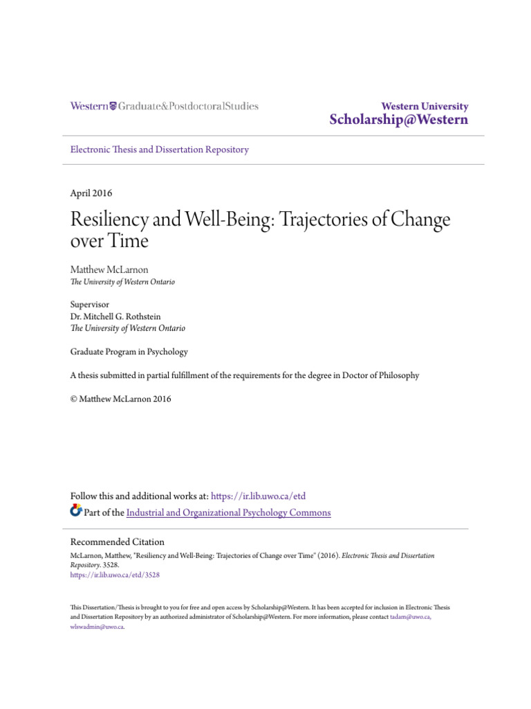 Resiliency and Well-Being (PDFDrive) | PDF