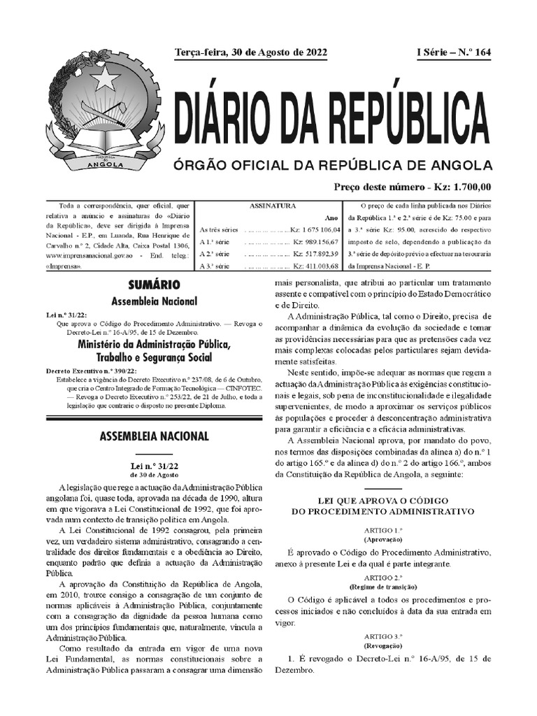 Código Do Procedimento Administrativo Pdf