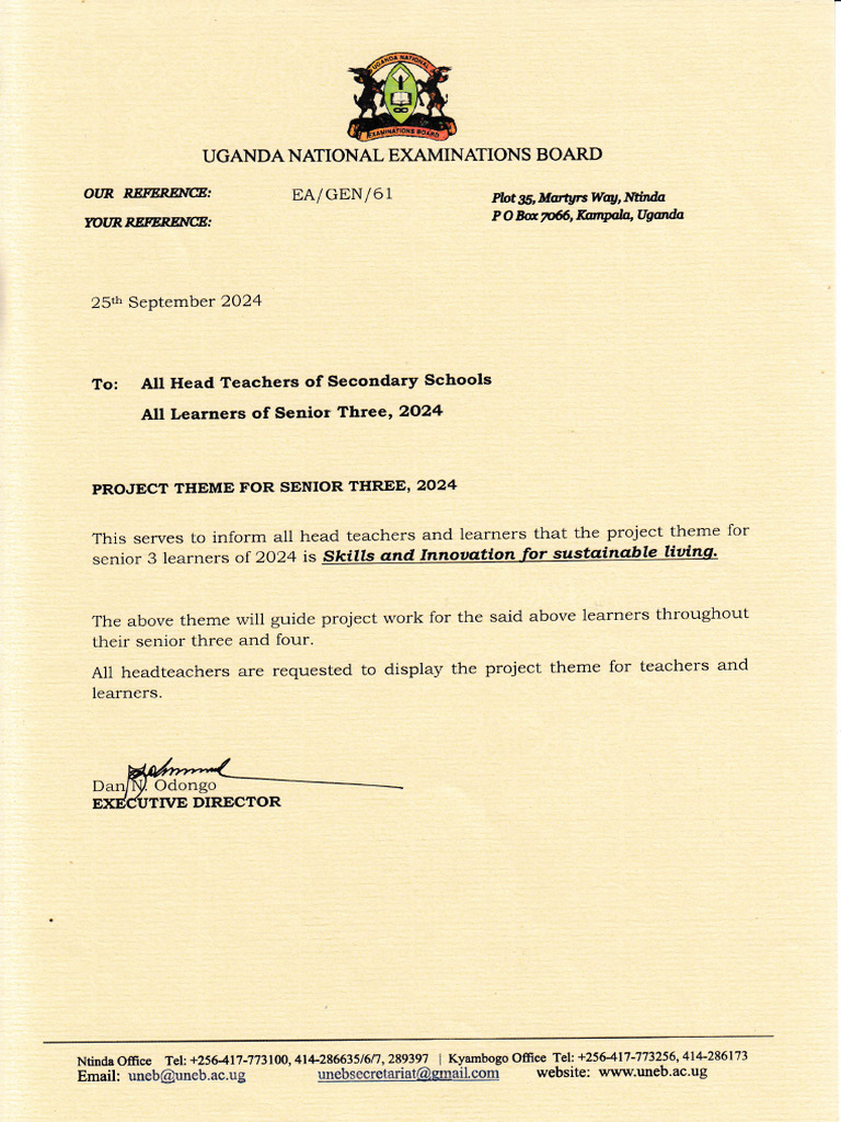 S.3 Project Theme 2024 Announcement | PDF | Art