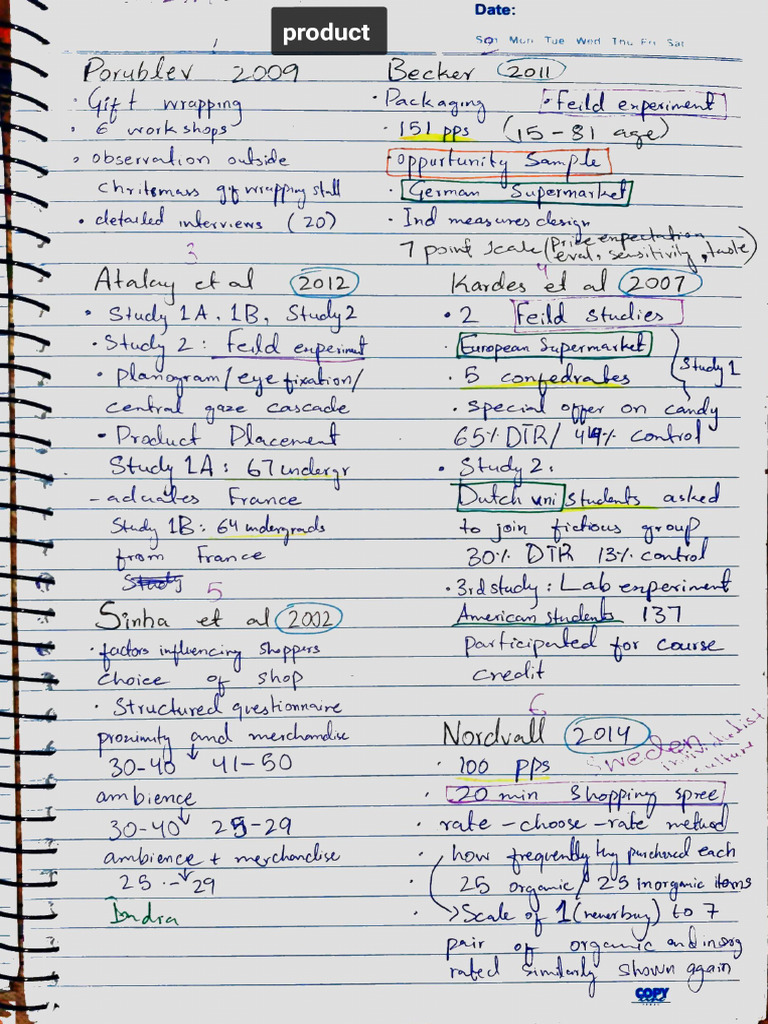 Consumer Notes Summarized | PDF