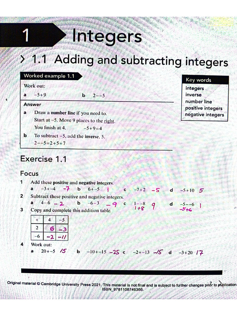 Wow, Topic Integers | PDF