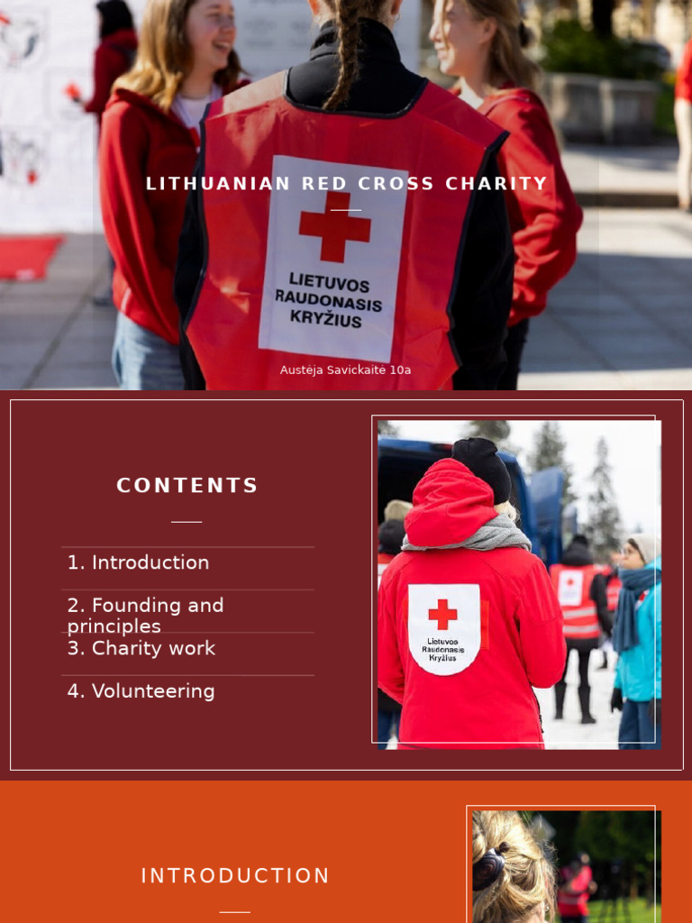 Lithuanian Red Cross Charity Overview | PDF | International Red Cross ...