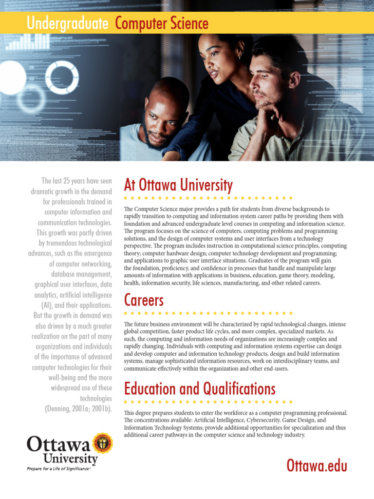 Ottawa University Computer Science Program | PDF | Computer Science ...