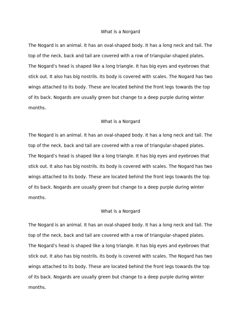What Is A Norgard | PDF
