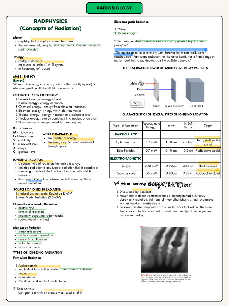 Radbio-L 1 | PDF | Radiation | Electromagnetic Radiation