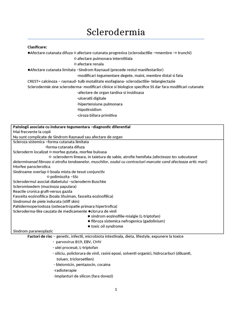 Sclerodermia | PDF