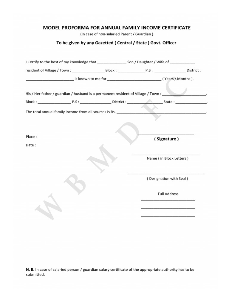 Family Income | PDF