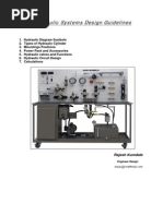 Hydraulic Systems Design Guidelines