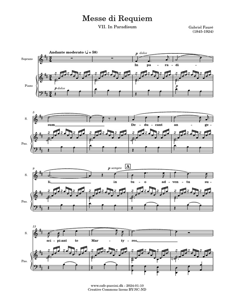 7 In Paradisum Pdf