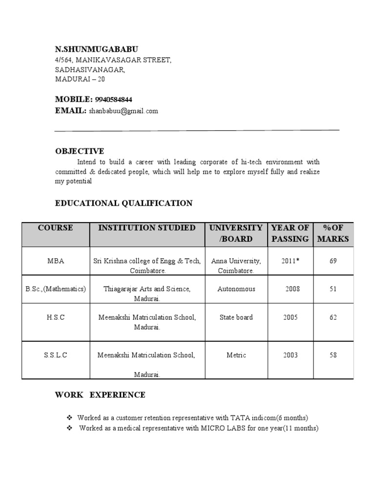Babu Resume | PDF | Career & Growth | Business