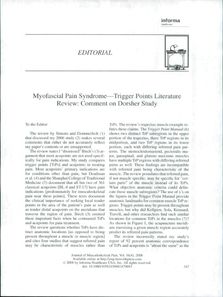 Myofascial Pain Syndrome Trigger Points1 PDF