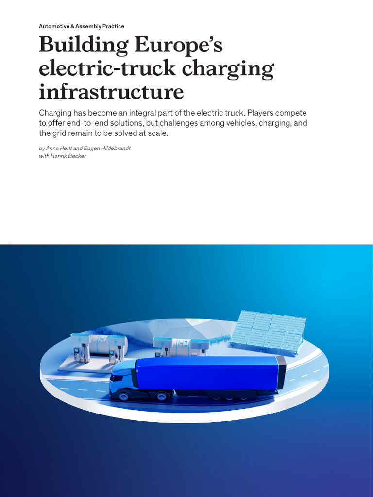 Building Europes Electric Truck Charging Infrastructure | PDF