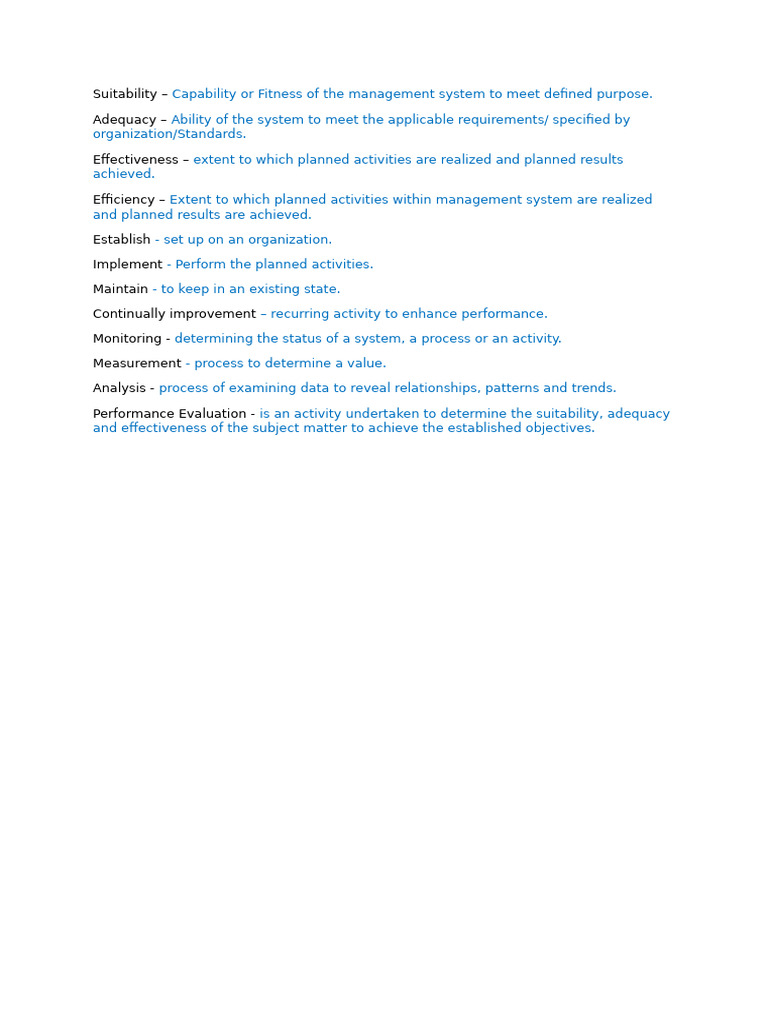 Iso Definitions | PDF