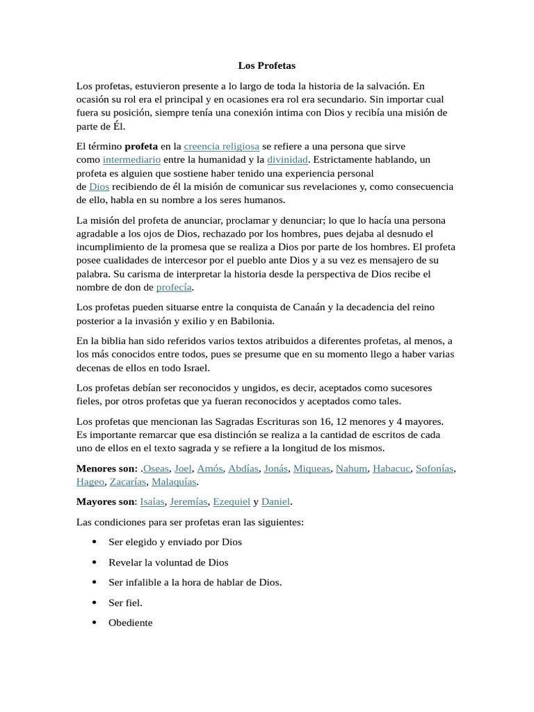 Los Profetas Pdf