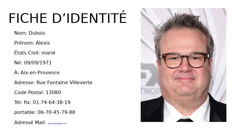 Fiche D'identite | PDF